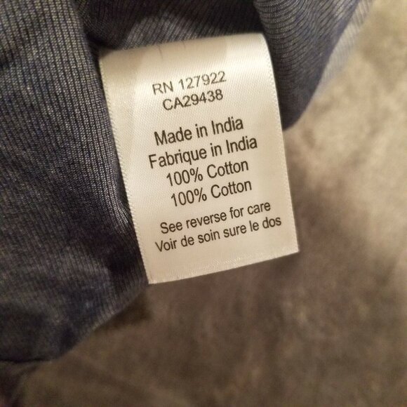 MK Womens Sleeveless Denim Embroidered Top Keyhole Back Blue Small Cotton - Picture 8 of 8